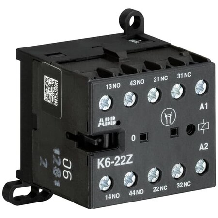 Abb K6-22Z-84, RELAY 2 NO 2 NC, 110/40-60, PK 10 K6-22Z-84